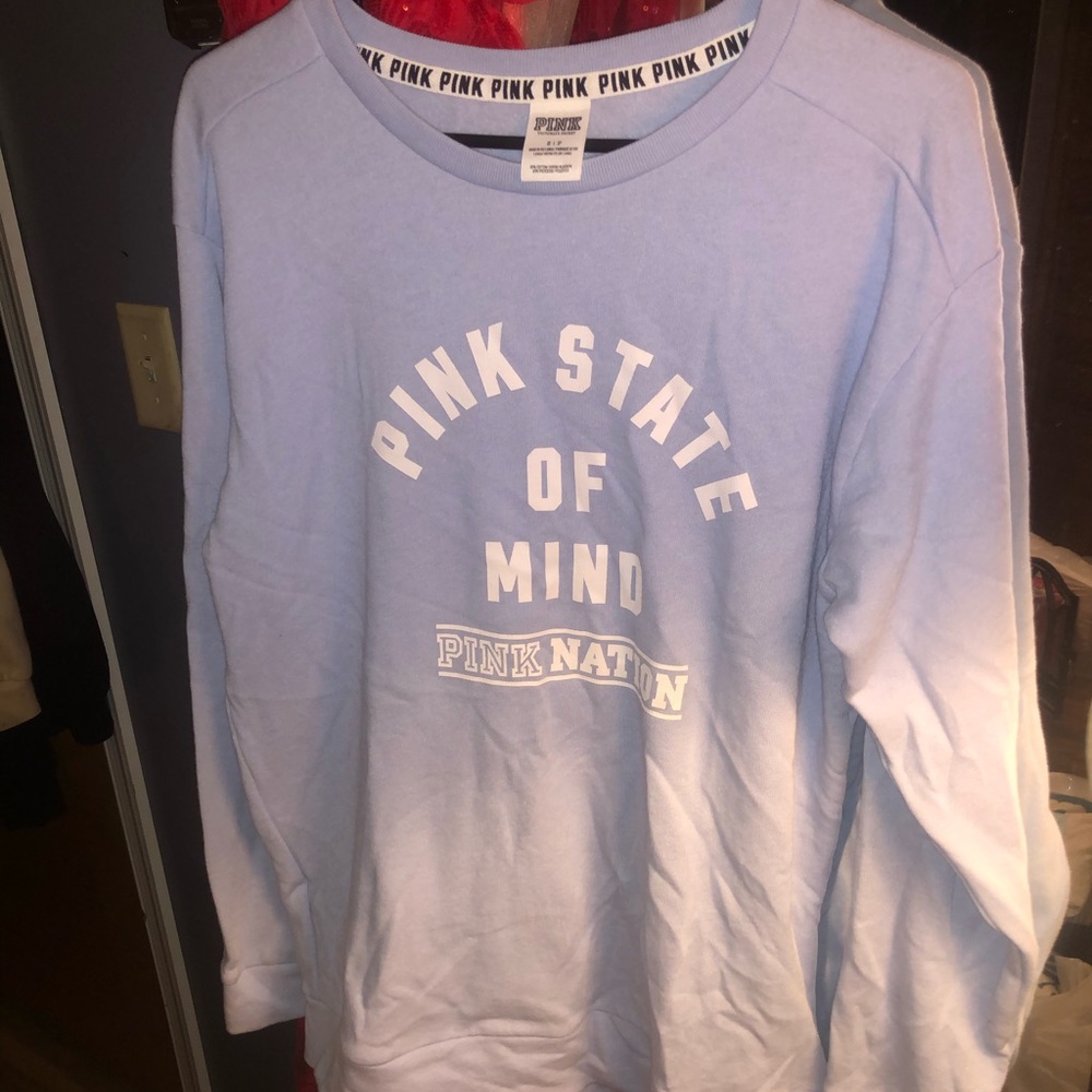 Pink crew neck
